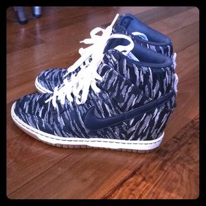 Nike Sneaker Wedges— size 6.5